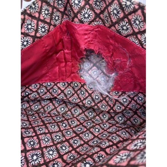 vera bradley messenger redpink fabric cross body b - Picture 6 of 10